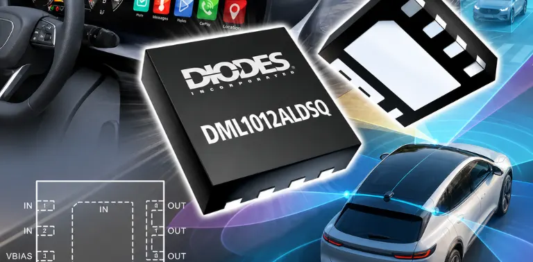 Diodes Intros Automotive Smart Load Switch for Low-Voltage Rail Control in ADAS and Infotainment